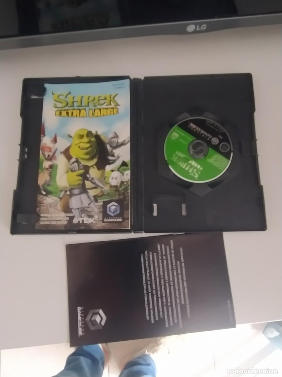 Videojuegos y consolas: SHREK EXTRA LARGE GAMECUBE NINTENDO ORIGINAL , PAL-ESPA&Ntilde;A COMPLETO - Foto 3