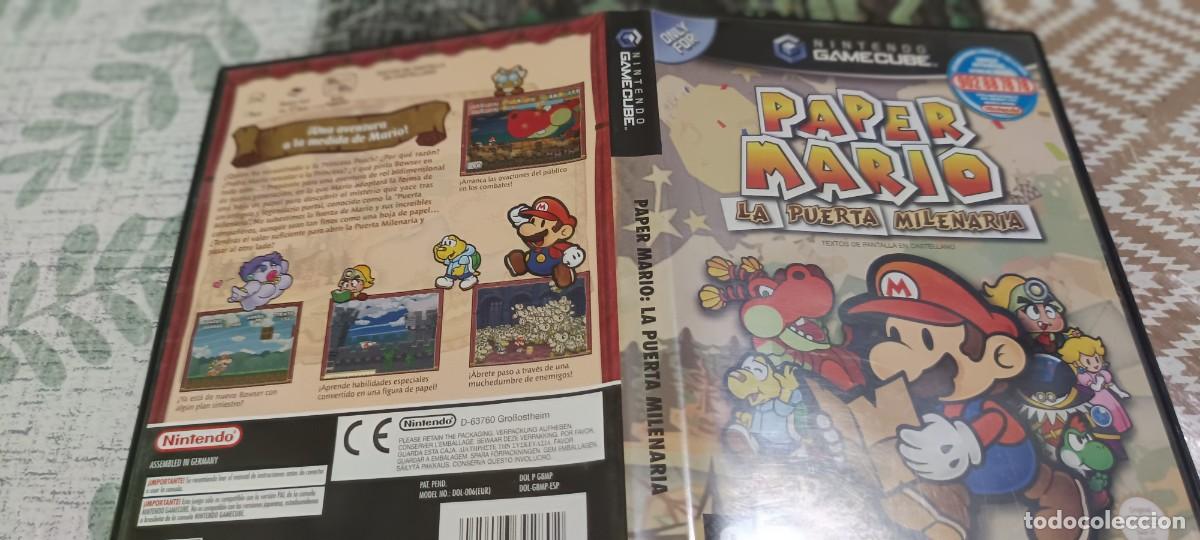 Videojuegos y consolas: Paper Mario la puerta milenaria Gamecube pal esp - Foto 1