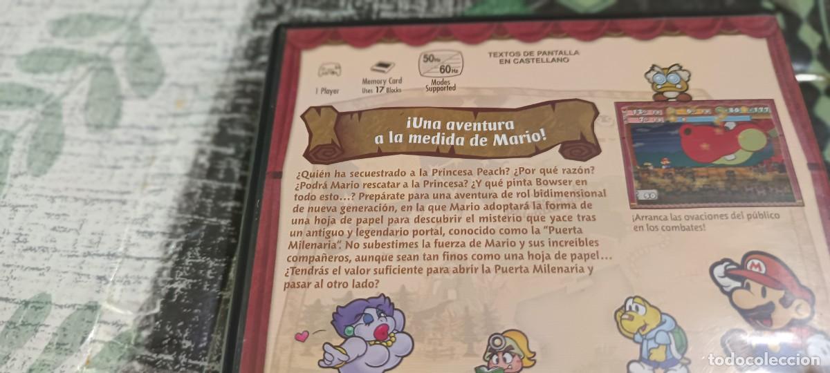 Videojuegos y consolas: Paper Mario la puerta milenaria Gamecube pal esp - Foto 5