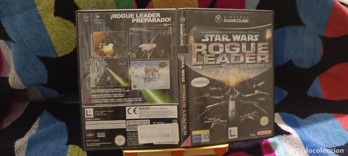 Videojuegos y consolas: STAR WARS ROGUE LEADER ROGUE SQUADRON II GAMECUBE PAL ESP - Foto 1