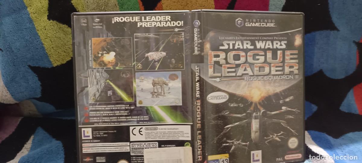 Videojuegos y consolas: STAR WARS ROGUE LEADER ROGUE SQUADRON II GAMECUBE PAL ESP - Foto 2