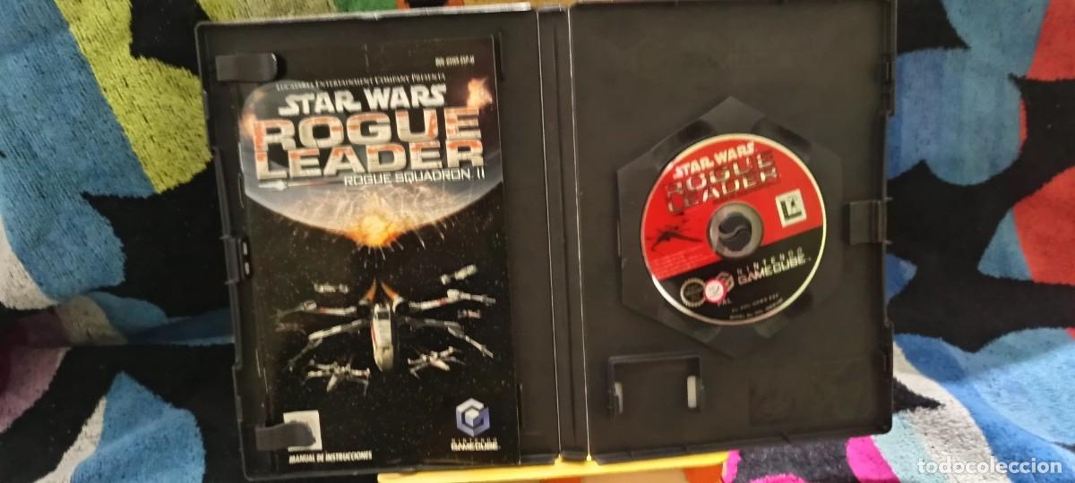 Videojuegos y consolas: STAR WARS ROGUE LEADER ROGUE SQUADRON II GAMECUBE PAL ESP - Foto 3
