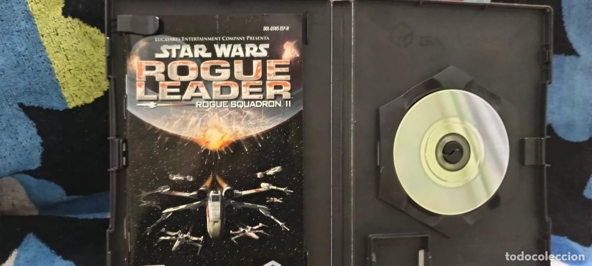 Videojuegos y consolas: STAR WARS ROGUE LEADER ROGUE SQUADRON II GAMECUBE PAL ESP - Foto 4