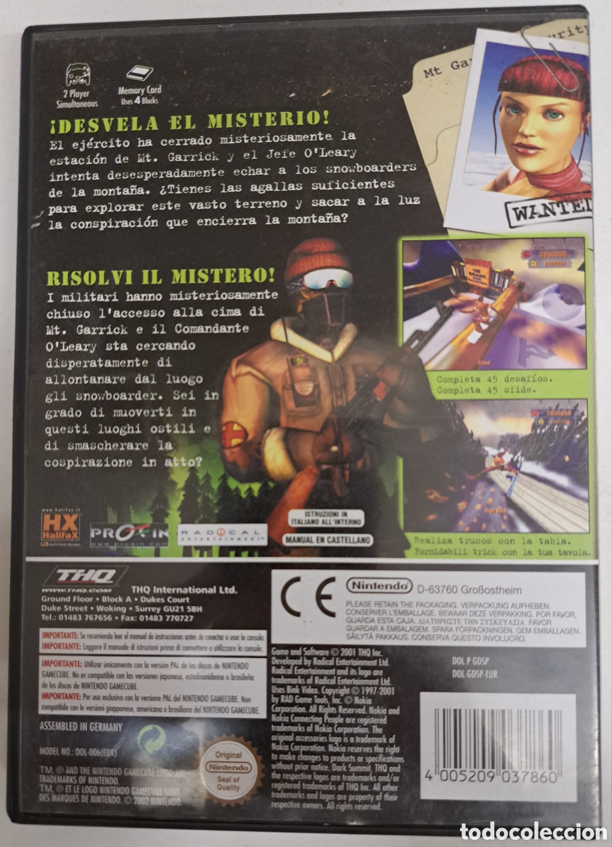 Videojuegos y consolas: DARK SUMMIT PAL GAMECUBE NINTENDO 2002 - Foto 2