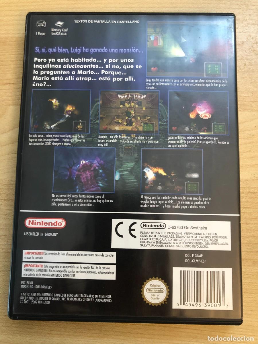 Videojuegos y consolas: LUIGI&acute;S MANSION. NINTENDO GAMECUBE. PAL ESPA&Ntilde;A - Foto 3