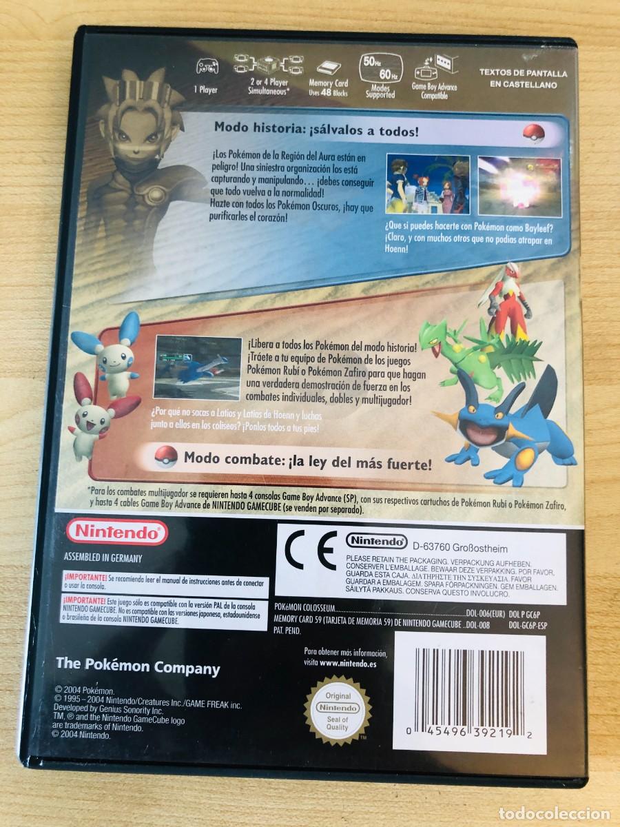 Videojuegos y consolas: POKEMON COLOSSEUM. NINTENDO GAMECUBE. PAL ESPA&Ntilde;A - Foto 2