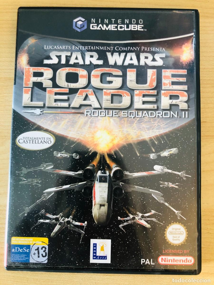 Videojuegos y consolas: STAR WARS ROGUE LEADER. NINTENDO GAMECUBE. PAL ESPA&Ntilde;A - Foto 1