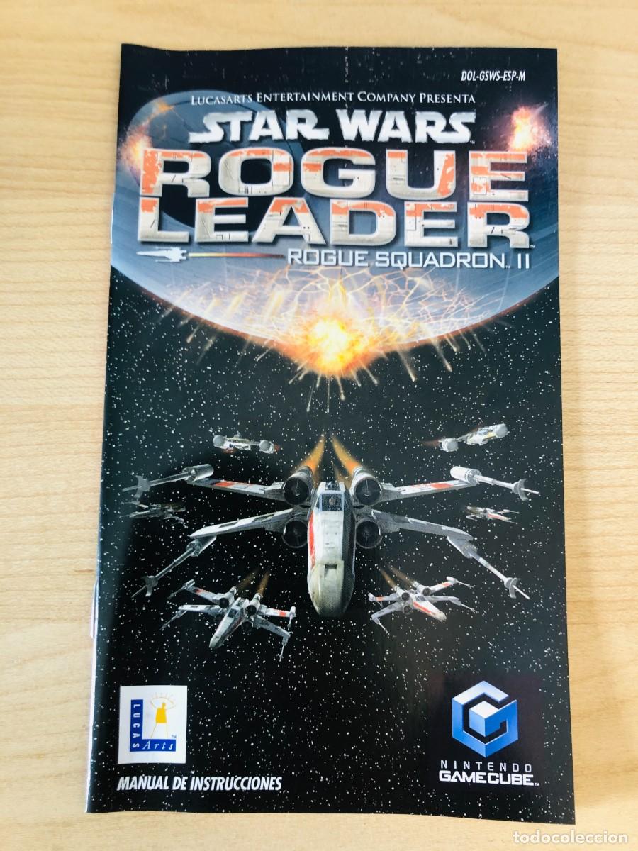 Videojuegos y consolas: STAR WARS ROGUE LEADER. NINTENDO GAMECUBE. PAL ESPA&Ntilde;A - Foto 5