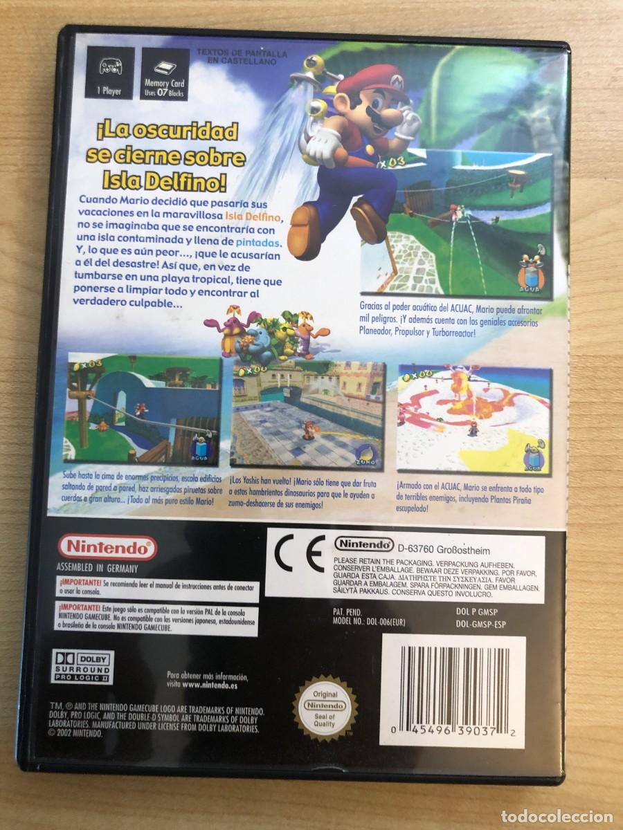 Videojuegos y consolas: SUPER MARIO SUNSHINE. NINTENDO GAMECUBE. PAL ESPA&Ntilde;A - Foto 2