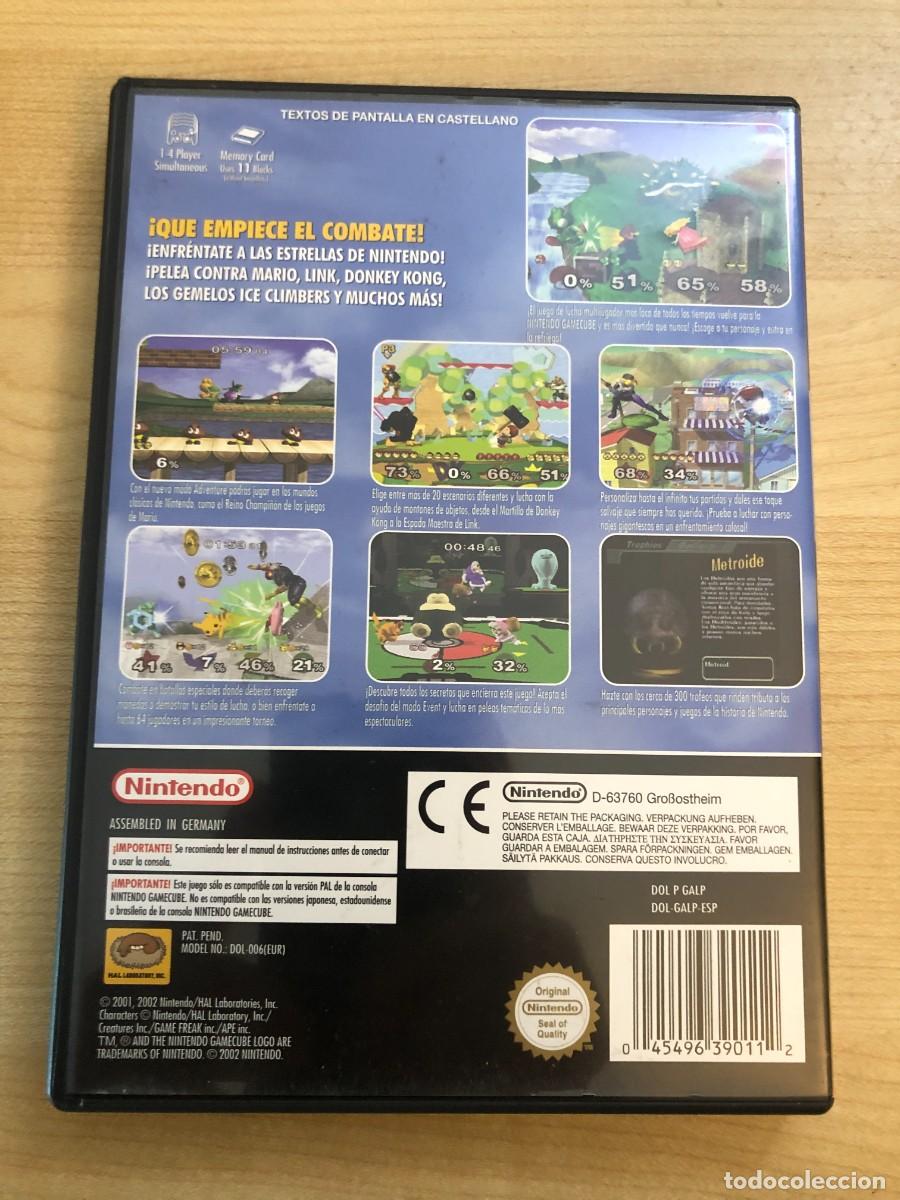 Videojuegos y consolas: SUPER SMASH BROS MELEE. NINTENDO GAMECUBE. PAL ESPA&Ntilde;A - Foto 2