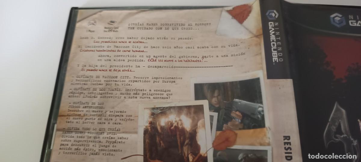 Videojuegos y consolas: RESIDENT EVIL 4. NINTENDO GAMECUBE. PAL ESPA&Ntilde;A - Foto 2