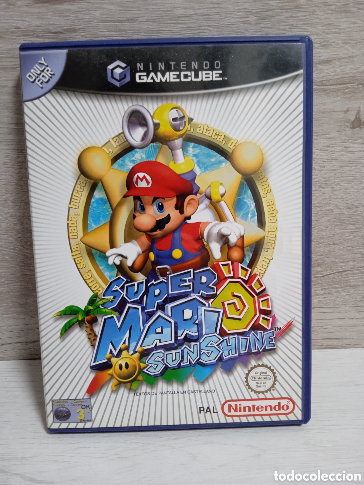 Videojuegos y consolas: SUPER MARIO SUNSHINE. NINTENDO GAMECUBE. PAL ESPA&Ntilde;A COMPLETO GAME CUBE - Foto 1