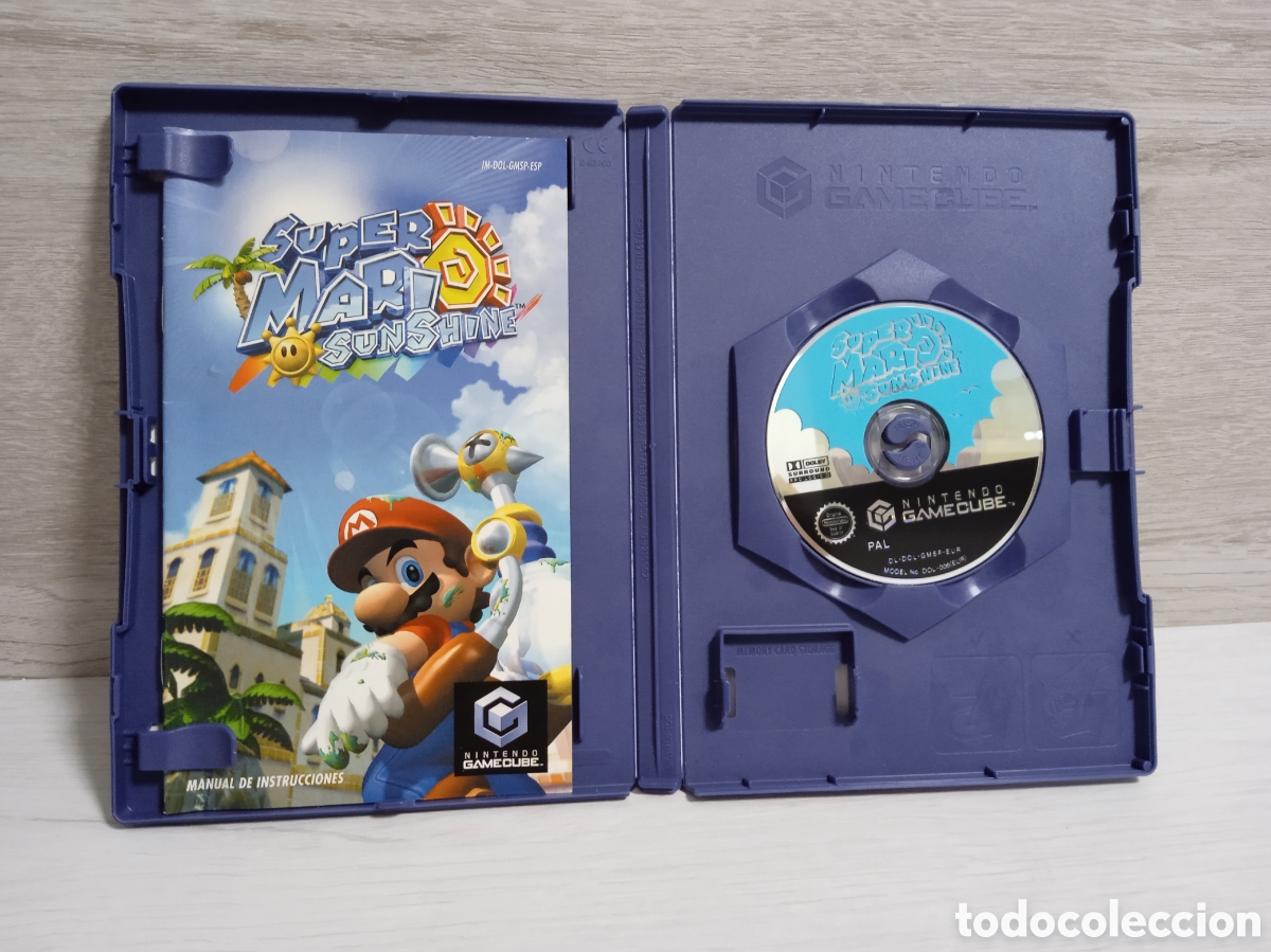 Videojuegos y consolas: SUPER MARIO SUNSHINE. NINTENDO GAMECUBE. PAL ESPA&Ntilde;A COMPLETO GAME CUBE - Foto 2