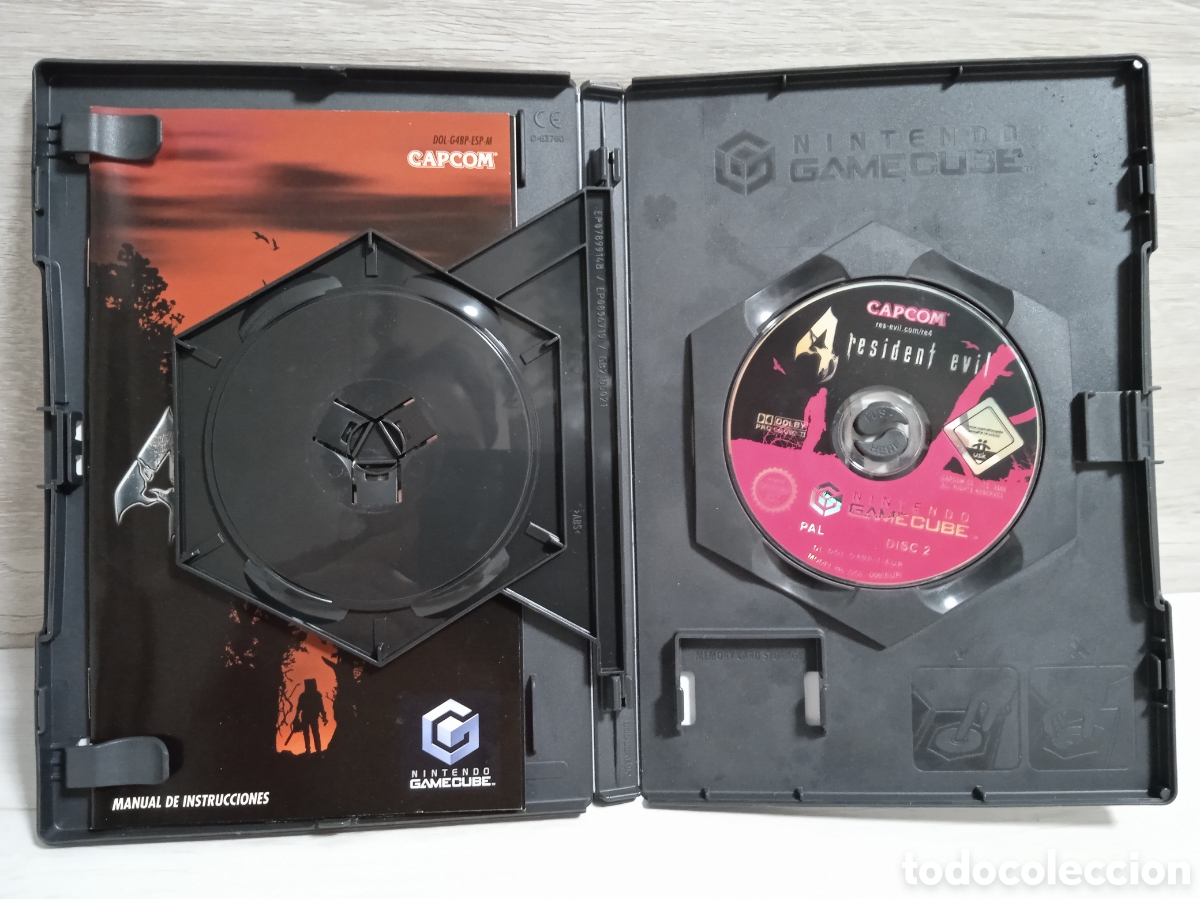 Videojuegos y consolas: RESIDENT EVIL 4 NINTENDO GAMECUBE COMPLETO PAL-ESPA&Ntilde;A , ORIGINAL GAME CUBE - Foto 3