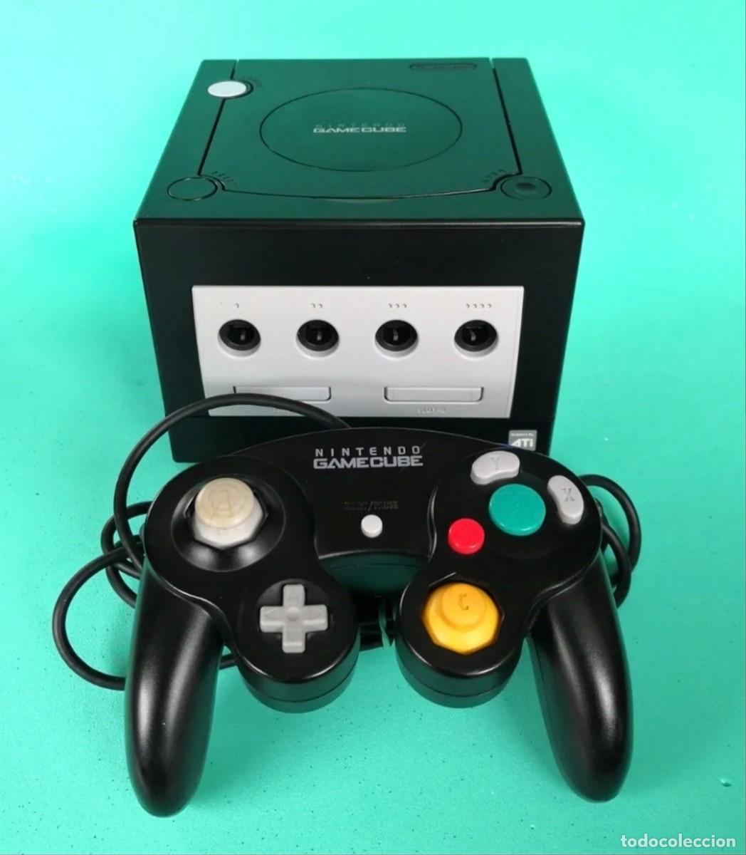 Videojuegos y consolas: Nintendo Gamecube negra GC completa - Foto 1