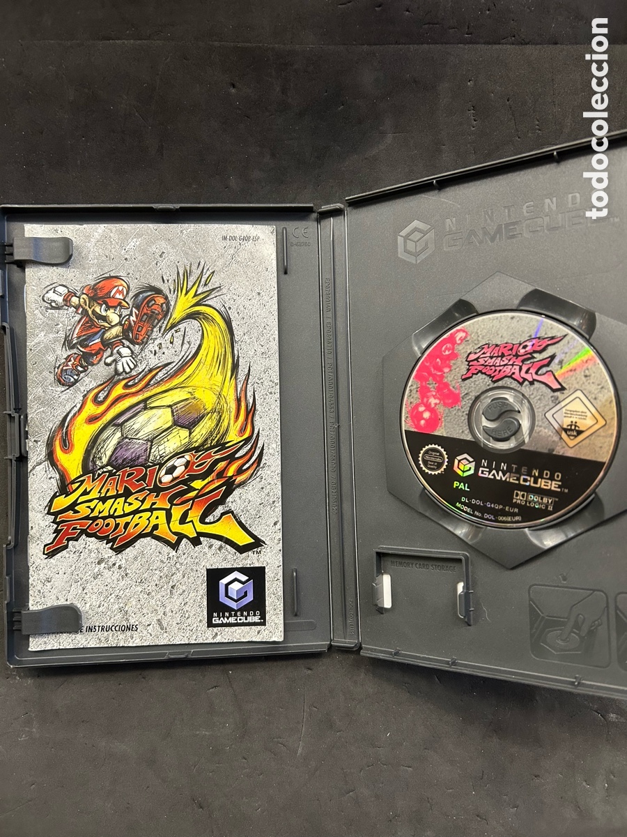 Videojuegos y consolas: Game cube Mario Smash Football - Foto 2