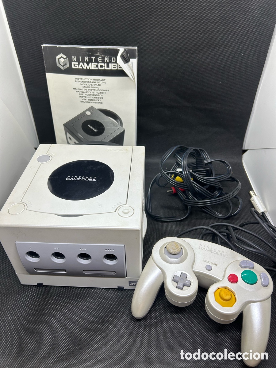 Videojuegos y consolas: Nintendo GameCube Blanco perlado, Consola - Foto 4