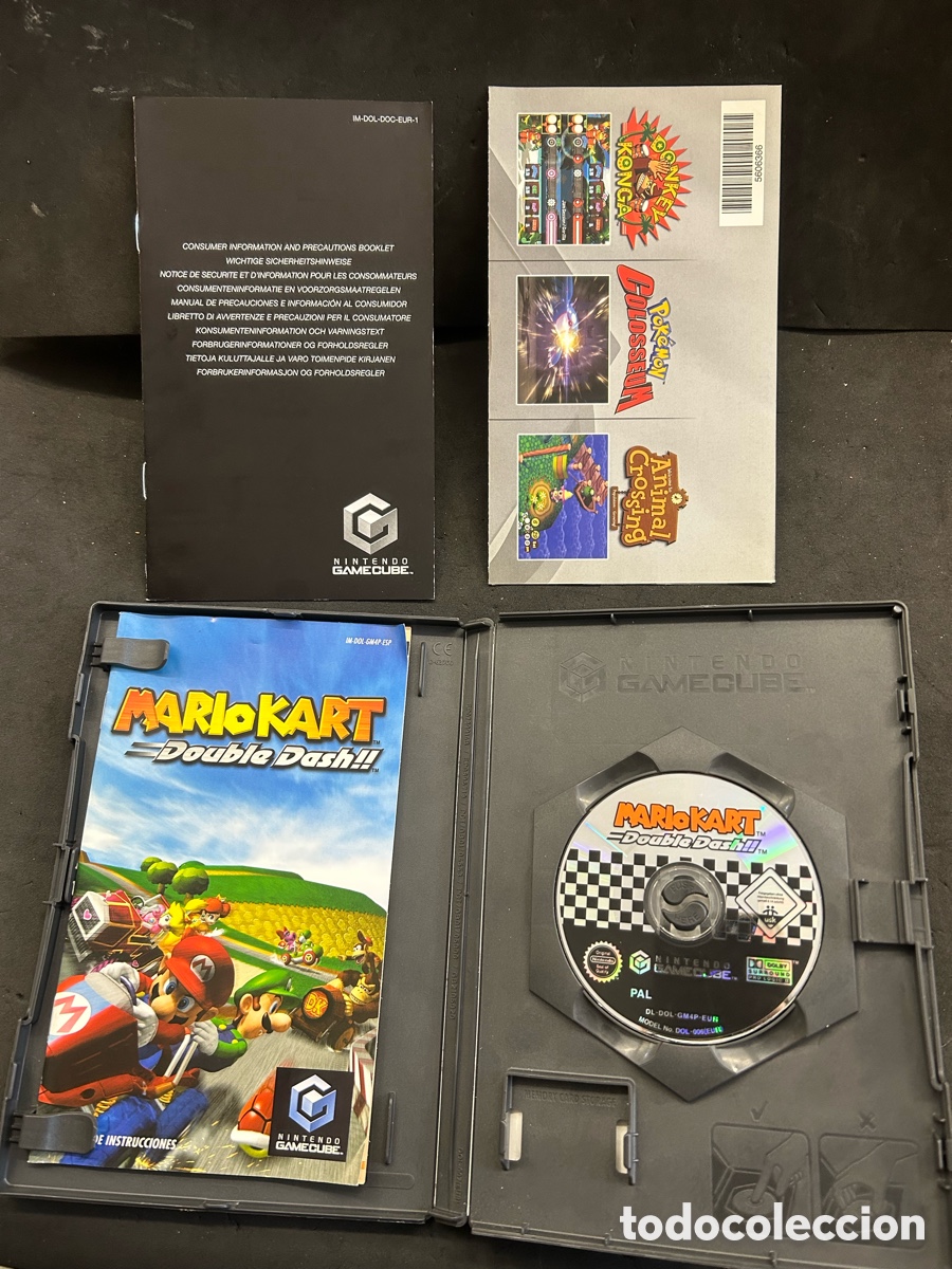 Videojuegos y consolas: Game cube Mario Kart Double Dash, espa&ntilde;ol - Foto 2
