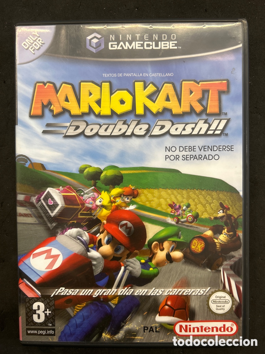 Videojuegos y consolas: Game cube Mario Kart Double Dash, espa&ntilde;ol - Foto 1