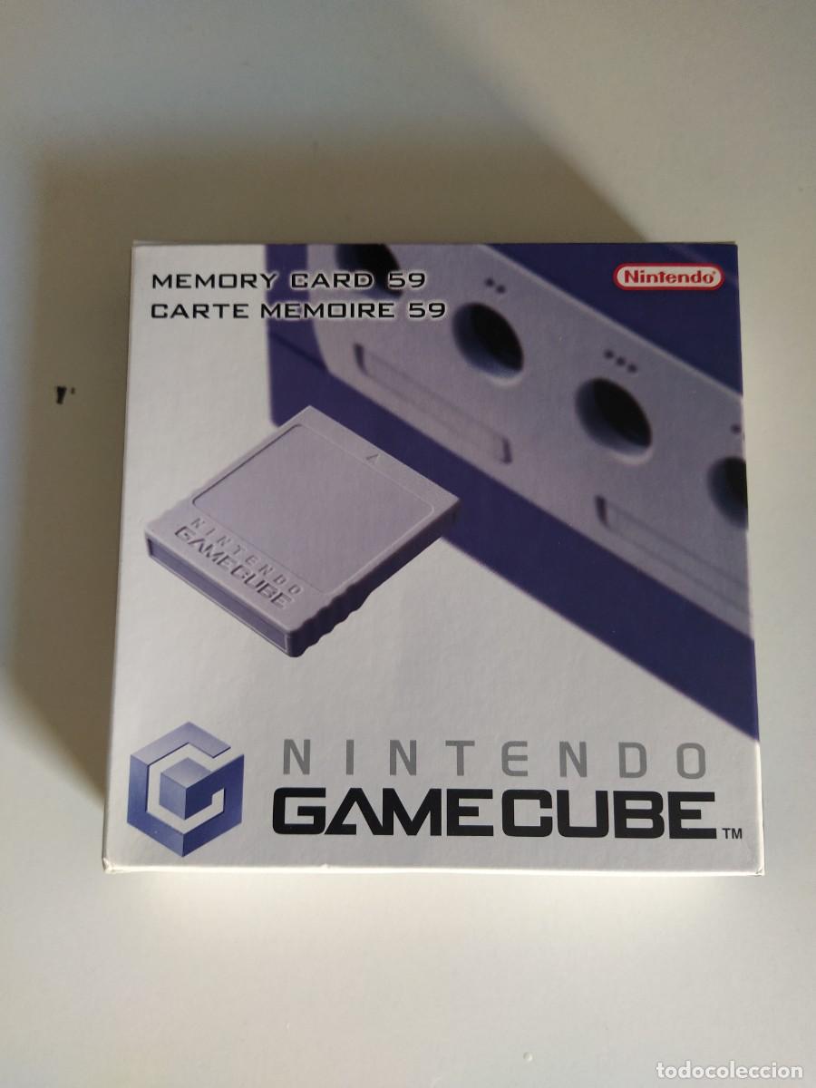 Videojuegos y consolas: MEMORY CARD TARJETA MEMORIA GAMECUBE COMPLETA NINTENDO ORIGINAL - Foto 1