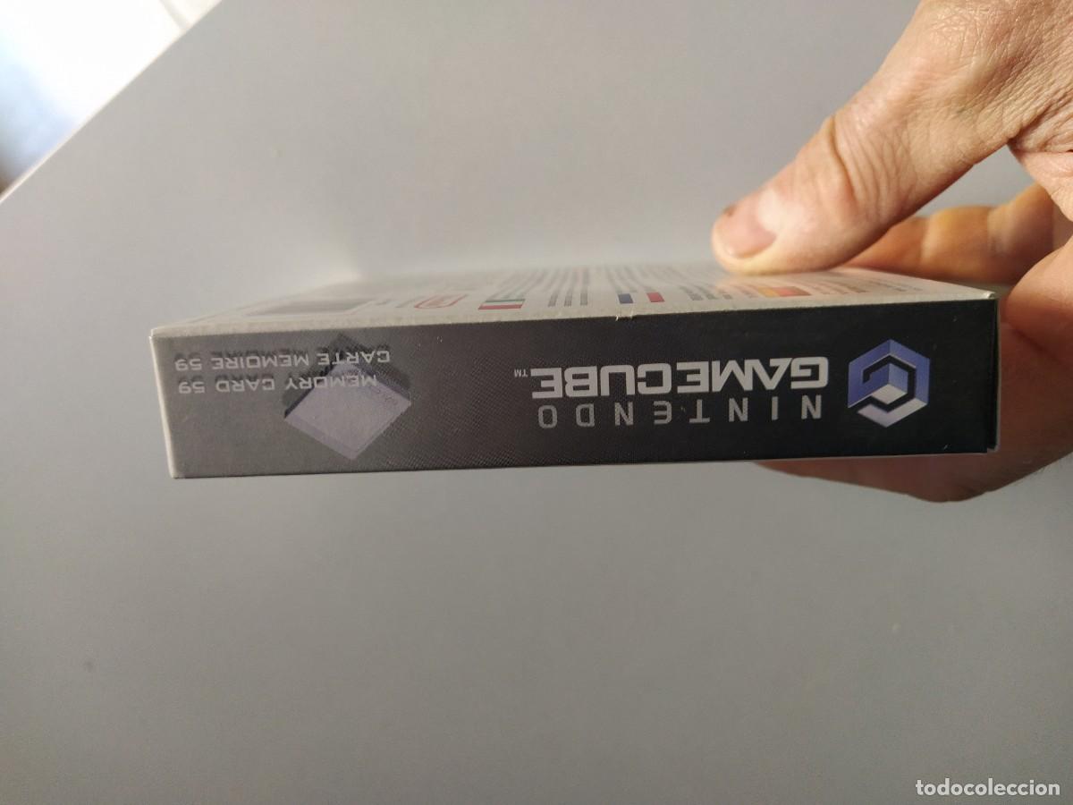 Videojuegos y consolas: MEMORY CARD TARJETA MEMORIA GAMECUBE COMPLETA NINTENDO ORIGINAL - Foto 3