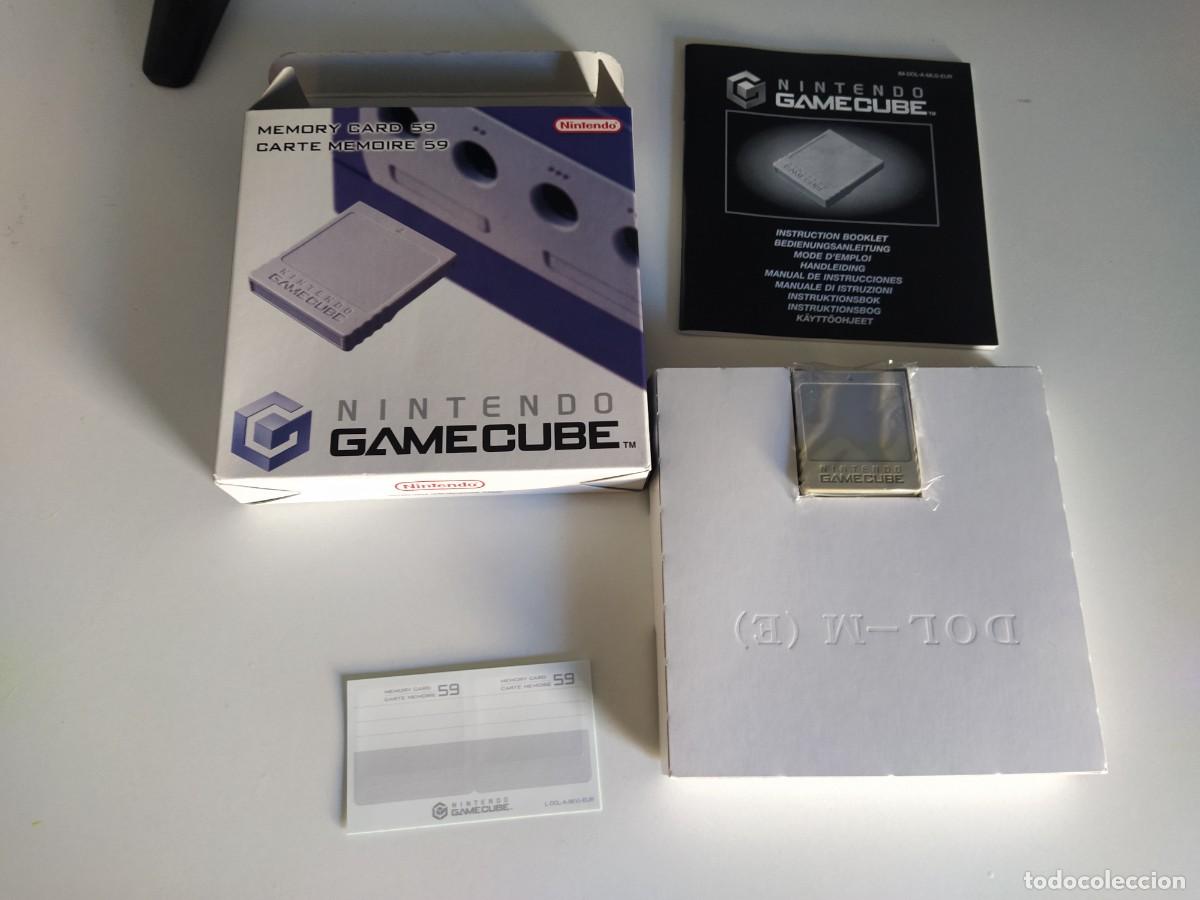 Videojuegos y consolas: MEMORY CARD TARJETA MEMORIA GAMECUBE COMPLETA NINTENDO ORIGINAL - Foto 8
