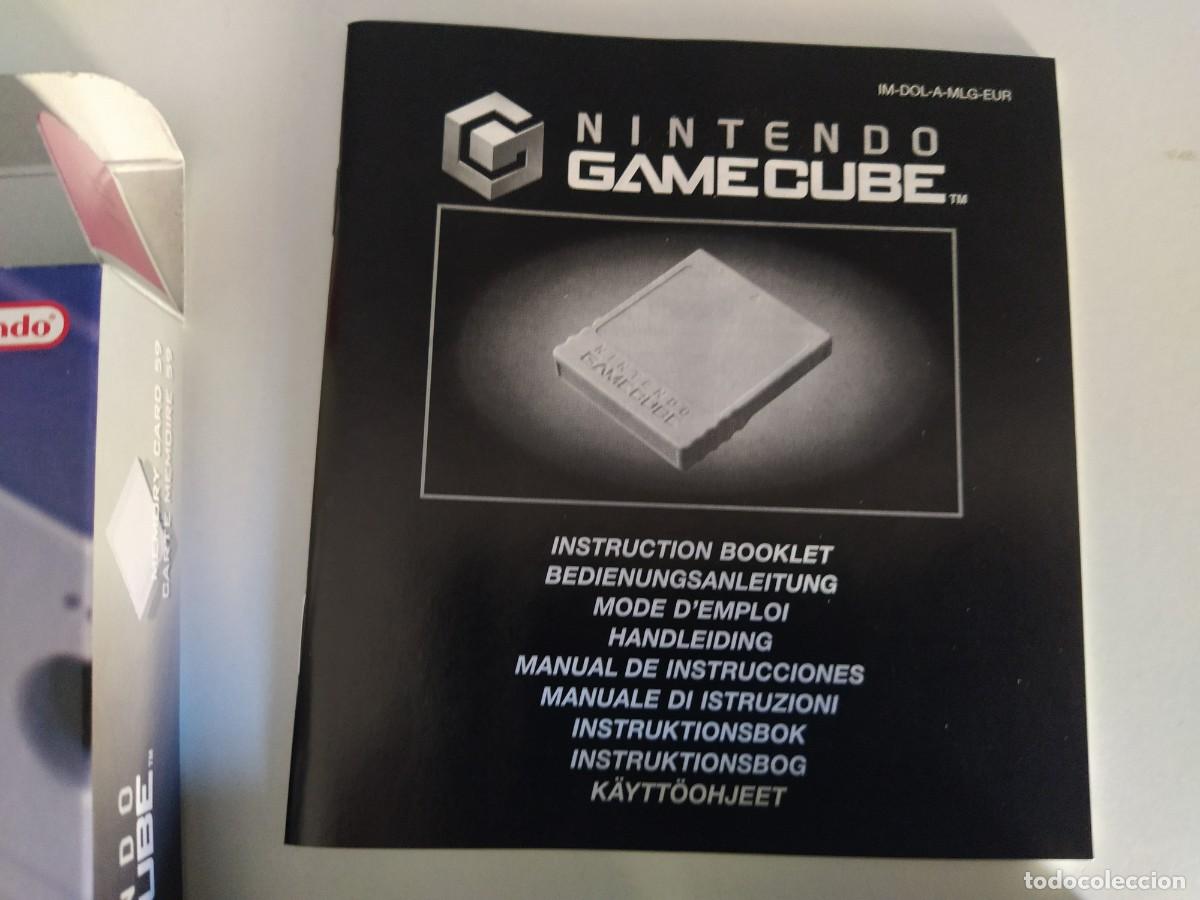 Videojuegos y consolas: MEMORY CARD TARJETA MEMORIA GAMECUBE COMPLETA NINTENDO ORIGINAL - Foto 10