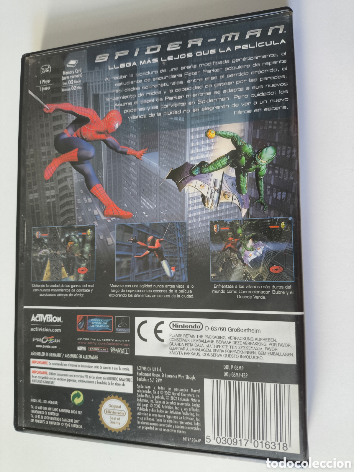 Videojuegos y consolas: Juego Spiderman Nintendo gamecube pal espa&ntilde;a - Foto 2