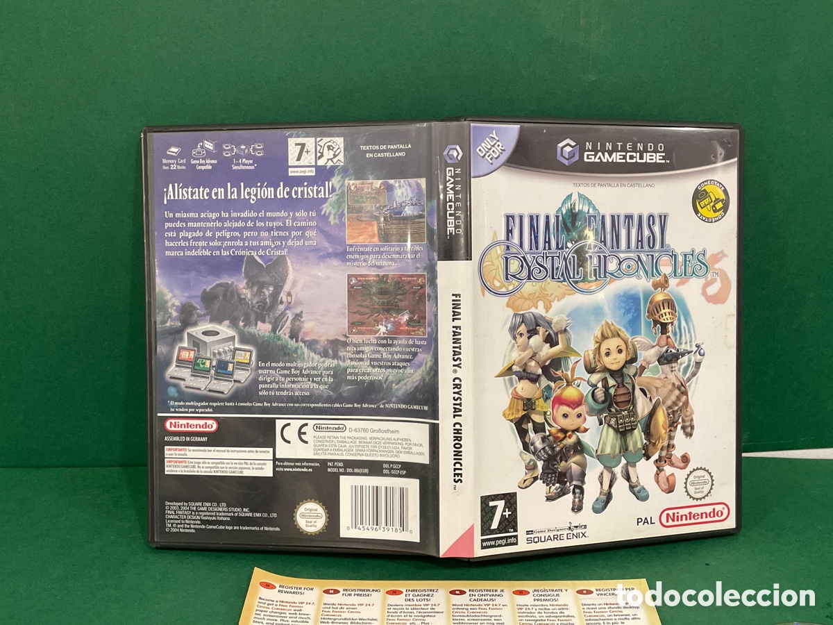 Videojuegos y consolas: VIDEOJUEGO NINTENDO GAMECUBE FINAL FANTASY*CRYSTAL CHRONICLES*,FUNCIONA,COMPLETO - Foto 2