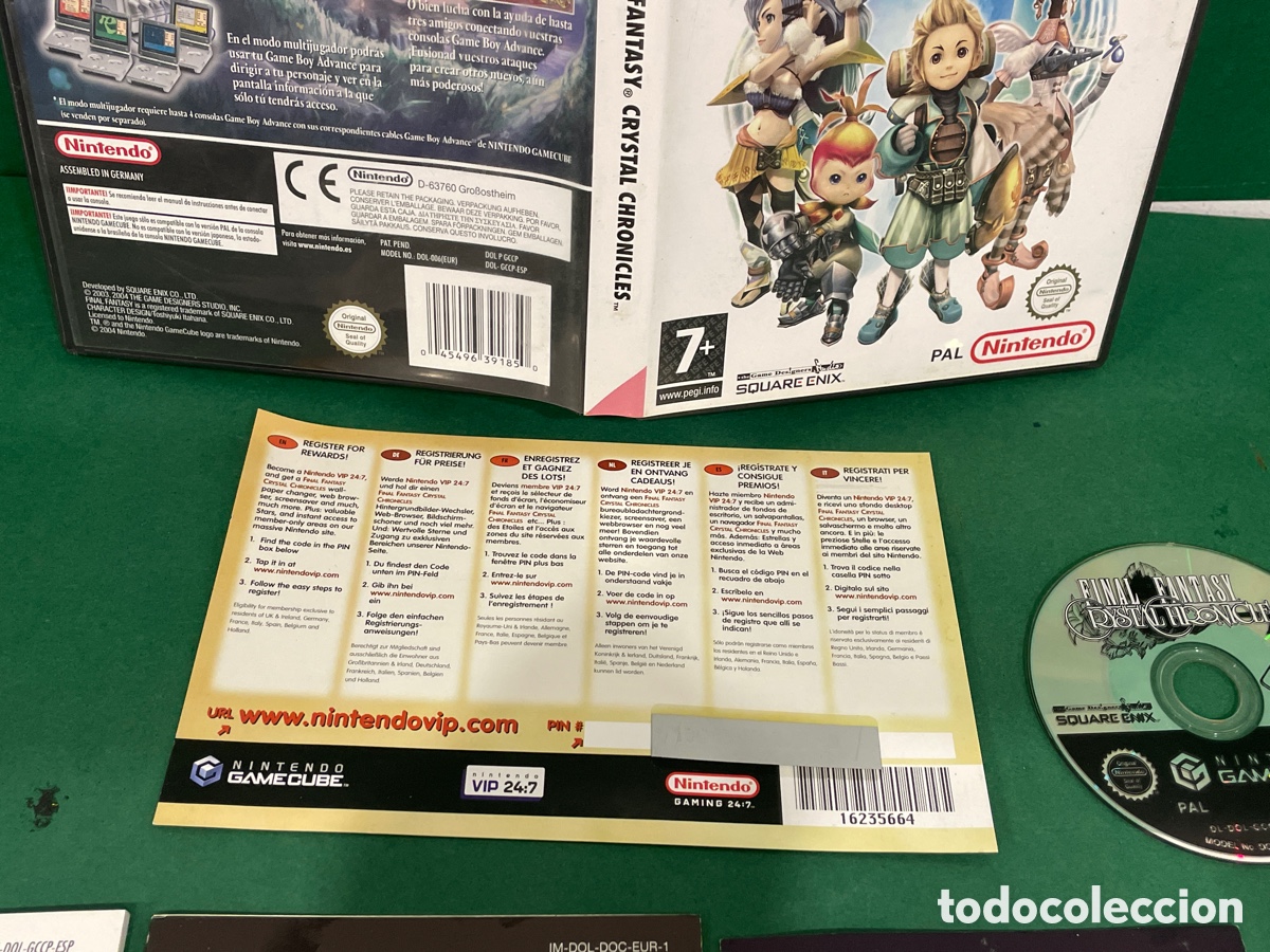 Videojuegos y consolas: VIDEOJUEGO NINTENDO GAMECUBE FINAL FANTASY*CRYSTAL CHRONICLES*,FUNCIONA,COMPLETO - Foto 3