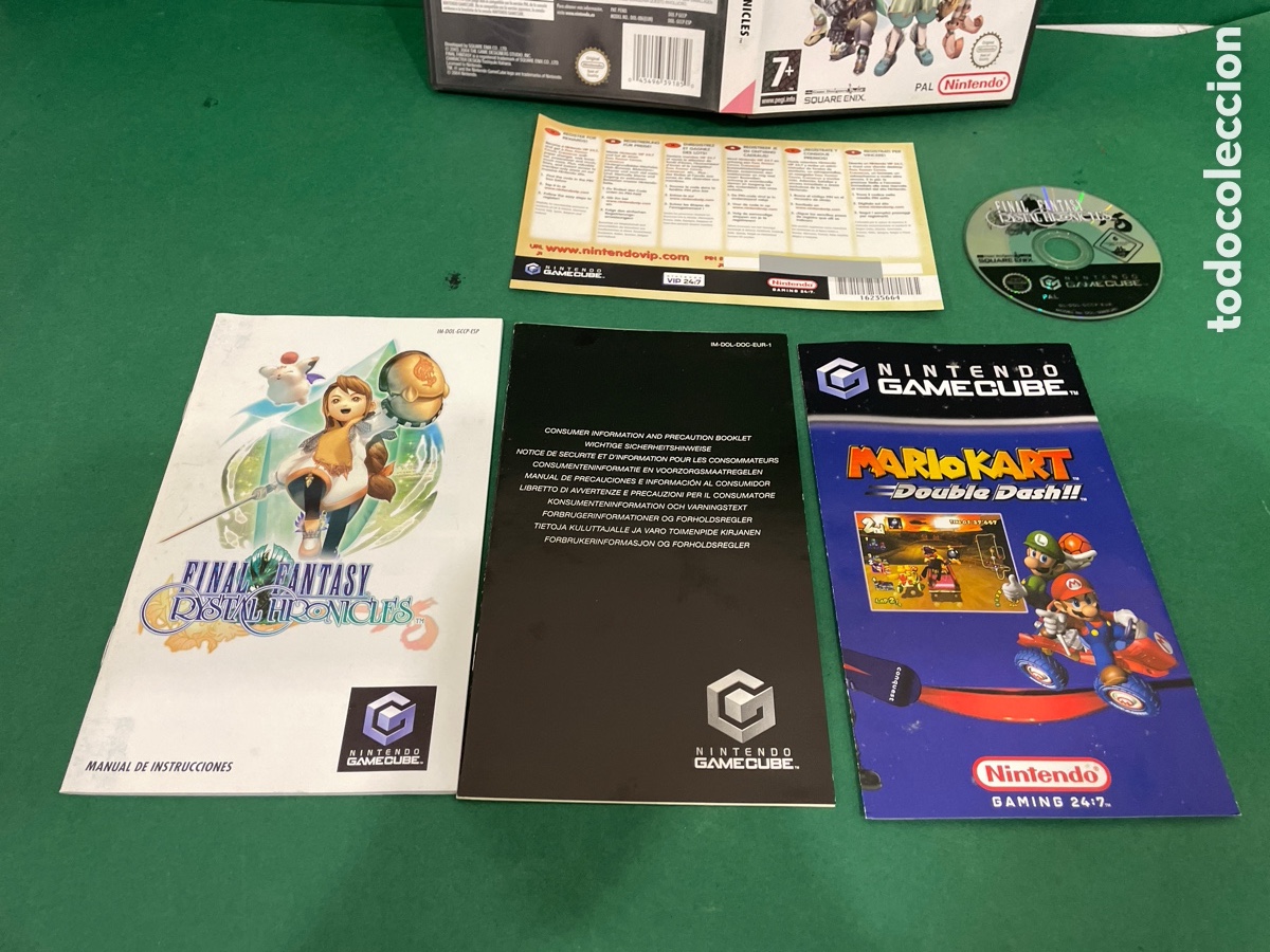 Videojuegos y consolas: VIDEOJUEGO NINTENDO GAMECUBE FINAL FANTASY*CRYSTAL CHRONICLES*,FUNCIONA,COMPLETO - Foto 4