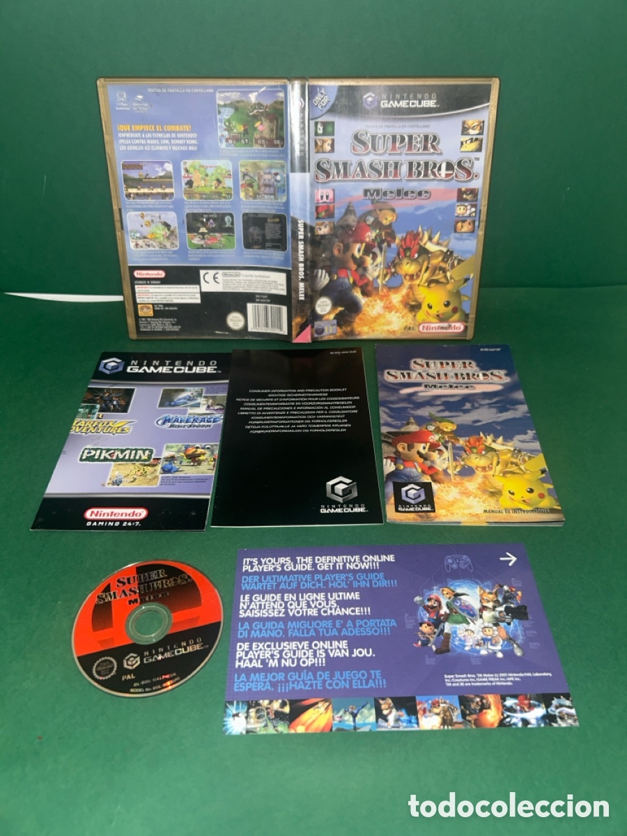 Videojuegos y consolas: JUEGO SUPER SMASH BROS MELEE NINTENDO GAME CUBE - Foto 1