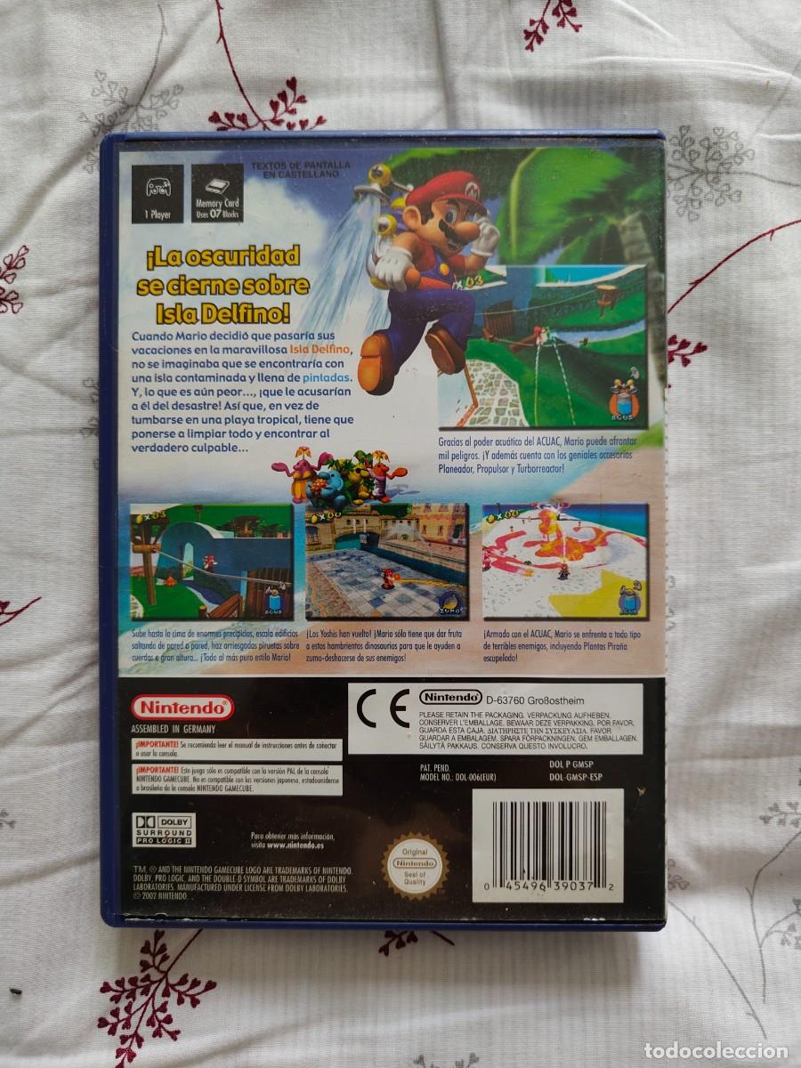 Videojuegos y consolas: Super Mario Sunshine - Gamecube - Completo - Edicion Espa&ntilde;a - Foto 2