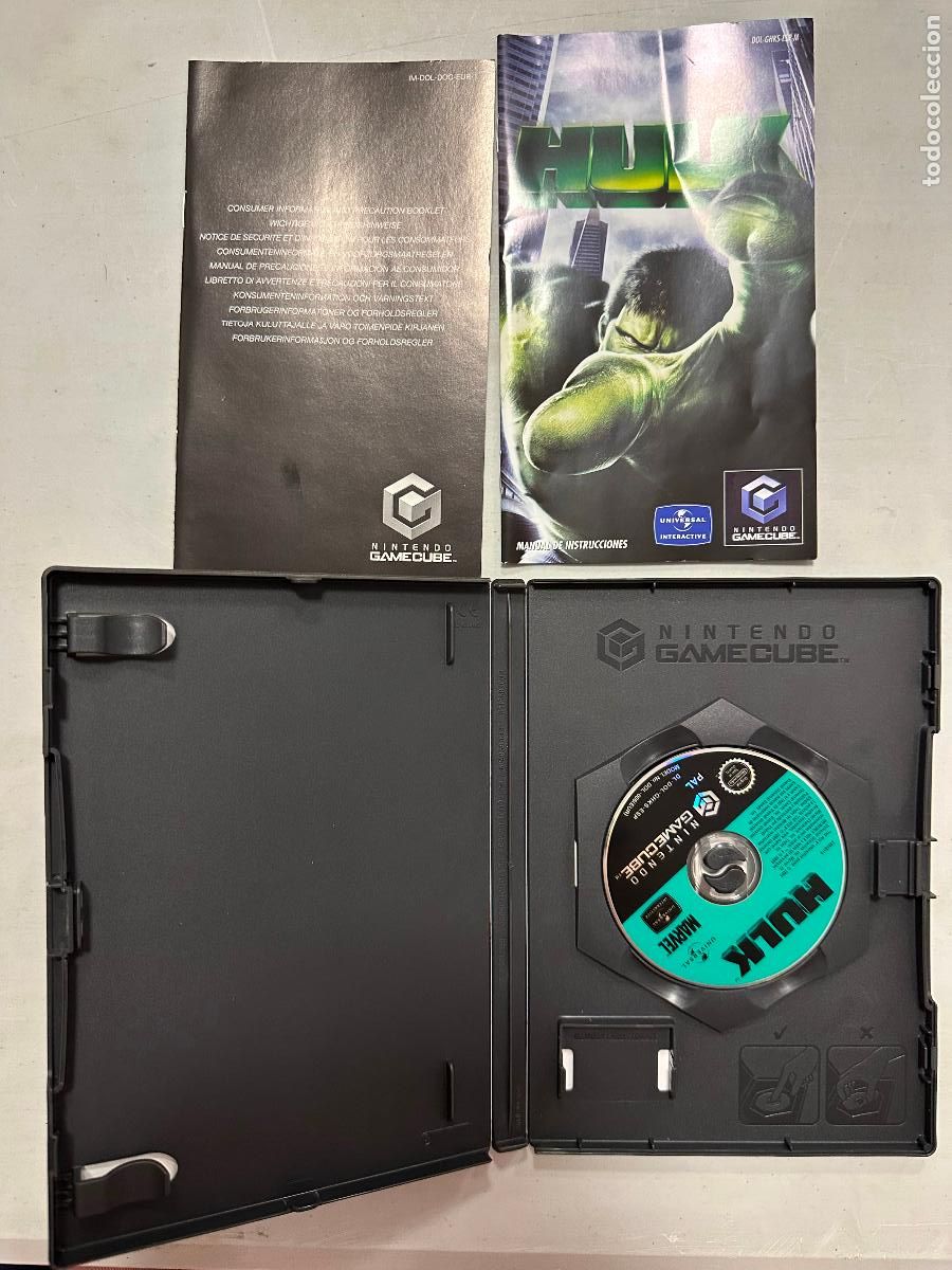 Videojuegos y consolas: Hulk - NINTENDO GAMECUBE GAME CUBE NGC GC PAL ESP Completo - Foto 3