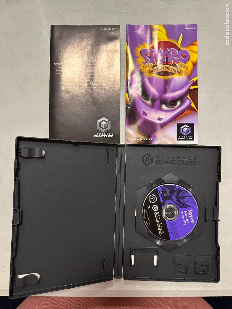 Videojuegos y consolas: Spyro enter the dragonfly - Nintendo gamecube GC Game cube - PAL Esp completo - Foto 3