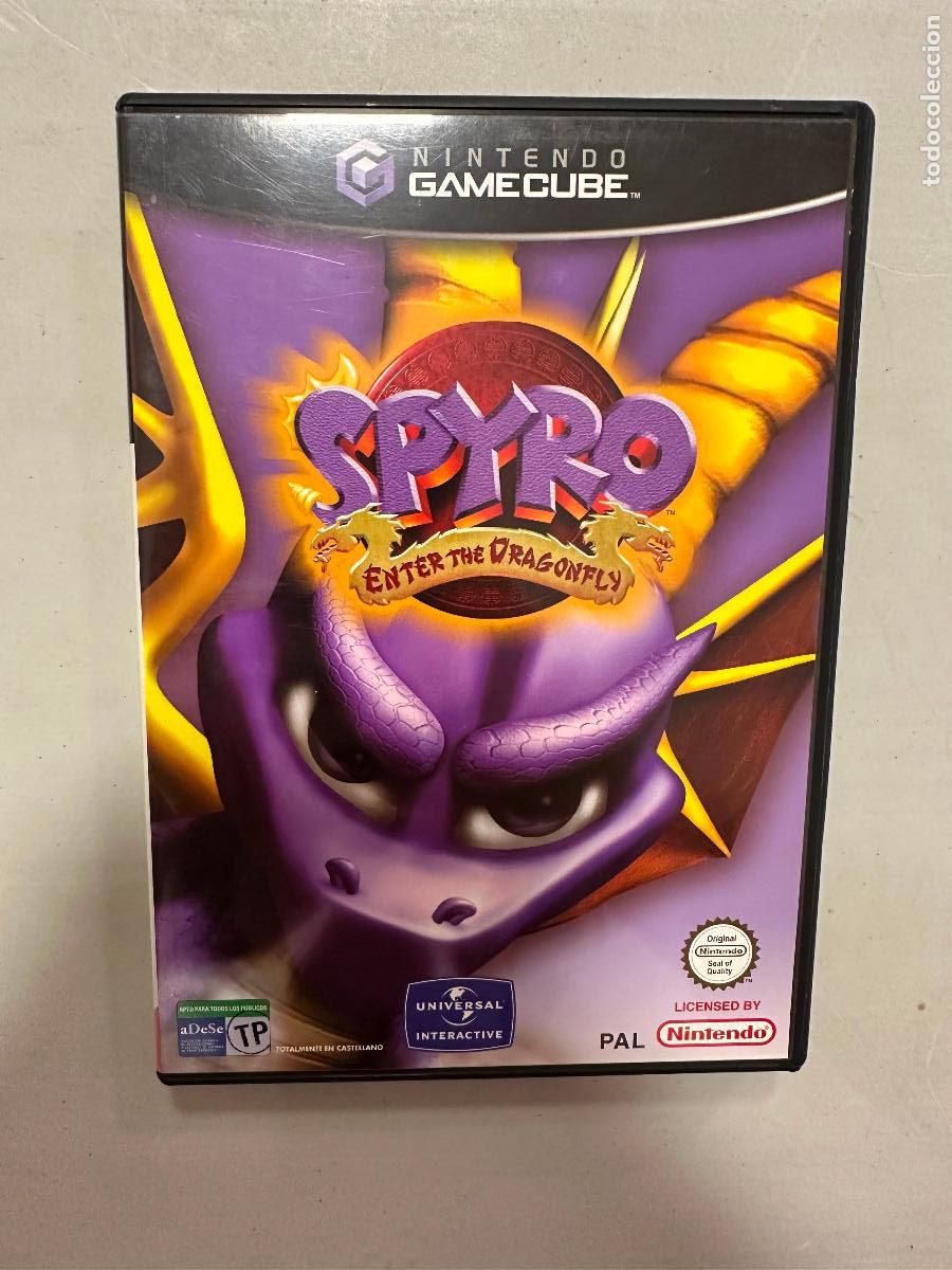 Videojuegos y consolas: Spyro enter the dragonfly - Nintendo gamecube GC Game cube - PAL Esp completo - Foto 1