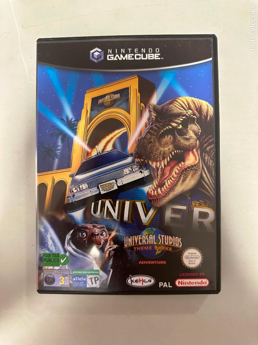 Videojuegos y consolas: Universal Studios Theme Park Adventure - Nintendo Gamecube Game cube GC - PAL ESP completo - Foto 1