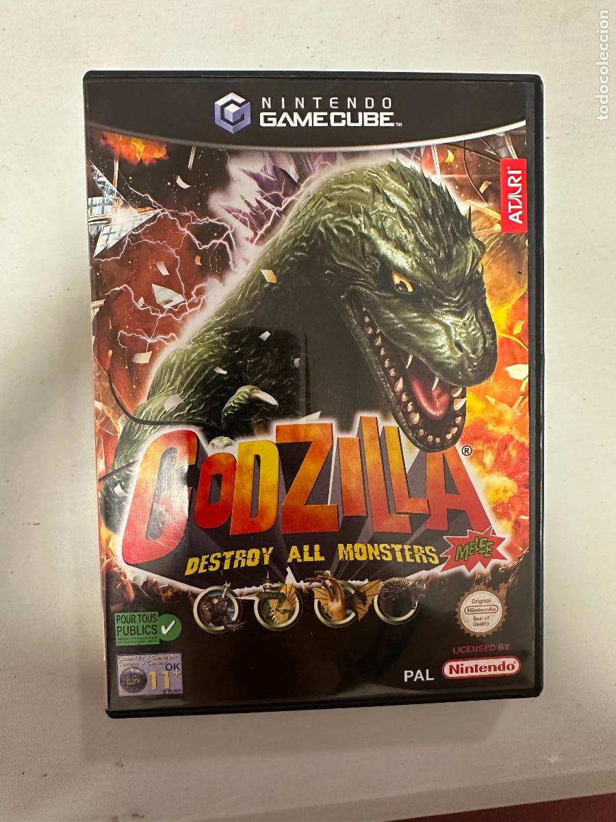 Videojuegos y consolas: Godzilla destroy all humans - Nintendo gamecube game cube GC - PAL ESP COMpleto - Foto 1