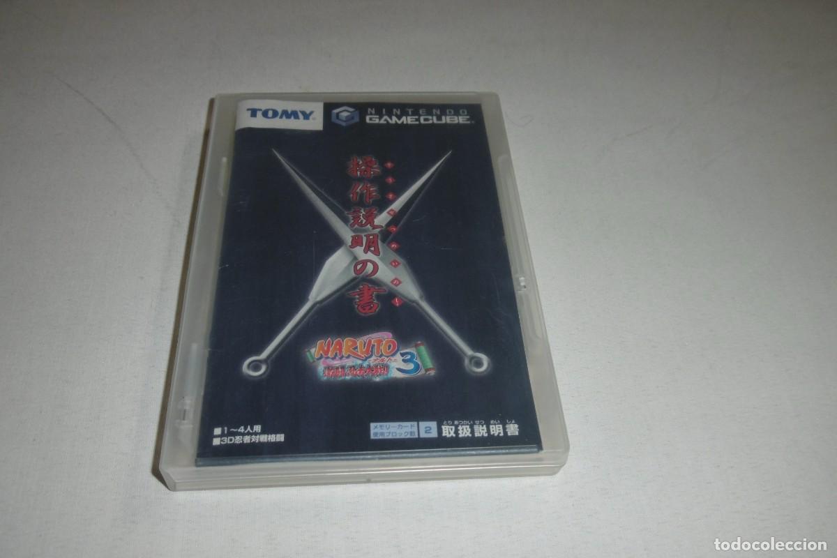 Videojuegos y consolas: NGC NINTENDO GAMECUBE JAPON&Eacute;S NARUTO 3. - Foto 2