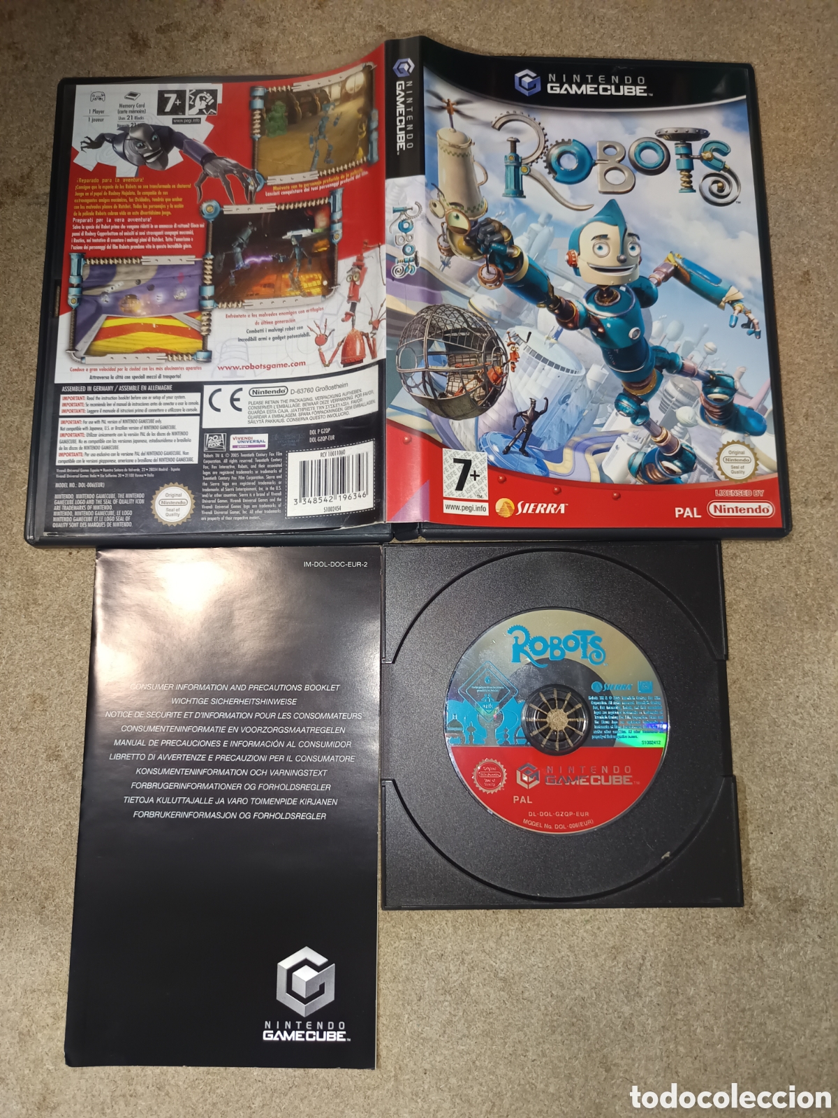 Videojuegos y consolas: NINTENDO GAMECUBE ROBOTS PAL ESP SIN MANUAL - Foto 1