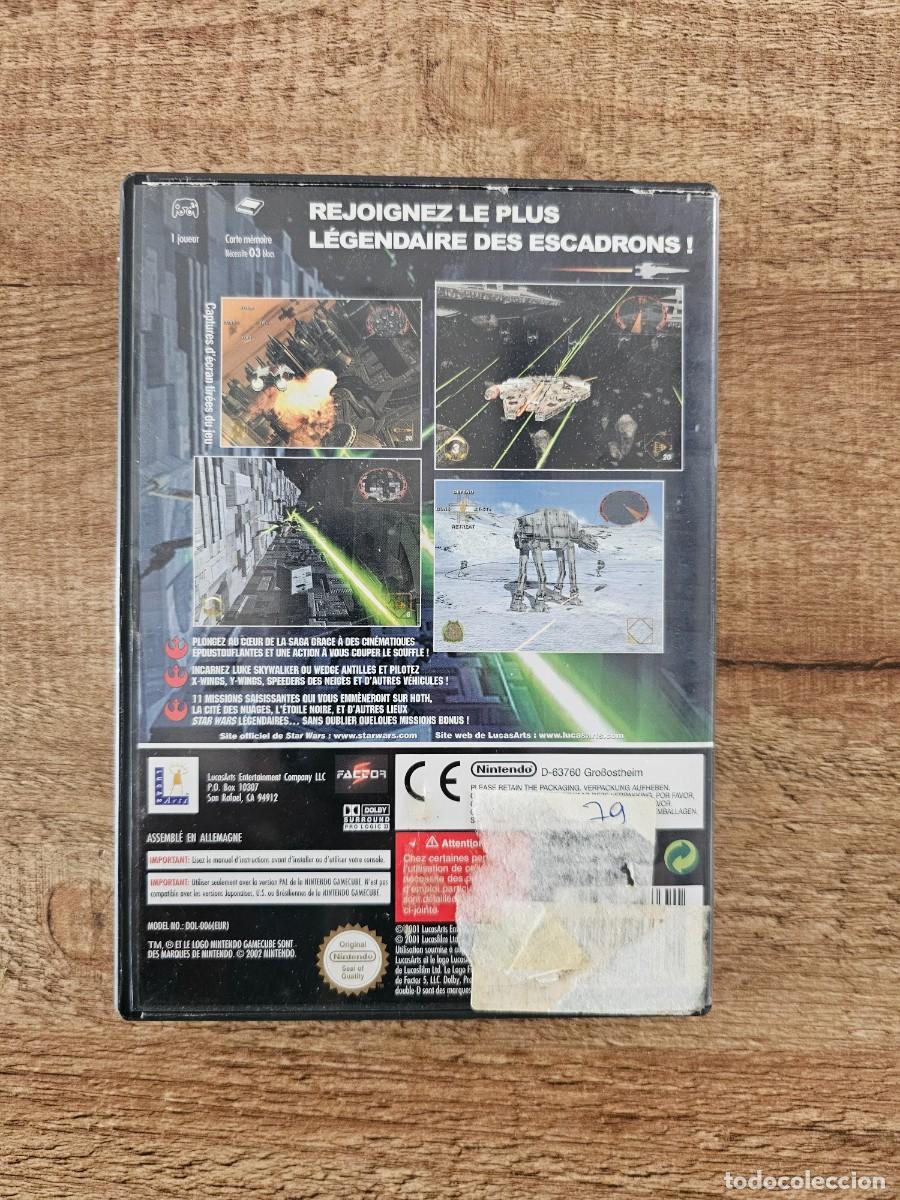 Videojuegos y consolas: NINTENDO GAMECUBE GAME CUBE - STAR WARS ROGUE LEADER - SOLO LA CAJA!!!! - Foto 3