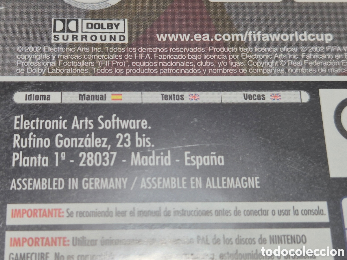 Videojuegos y consolas: MUNDIAL FIFA 2002 Gamecube - Foto 3