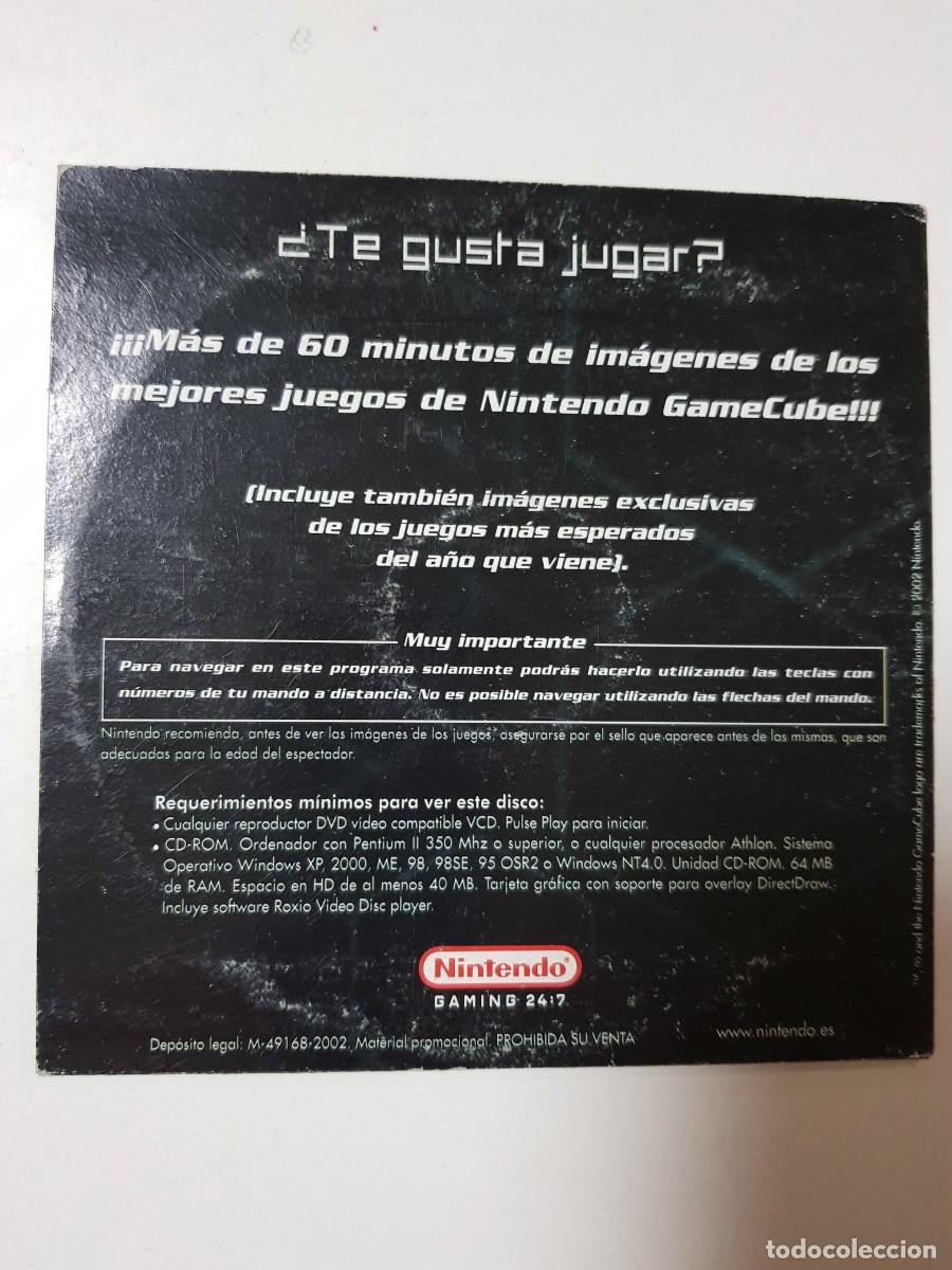Videojuegos y consolas: DISCO PROMOCIONAL NINTENDO GAME CUBE DVD VIDEO CD PC CD-ROM - Foto 2