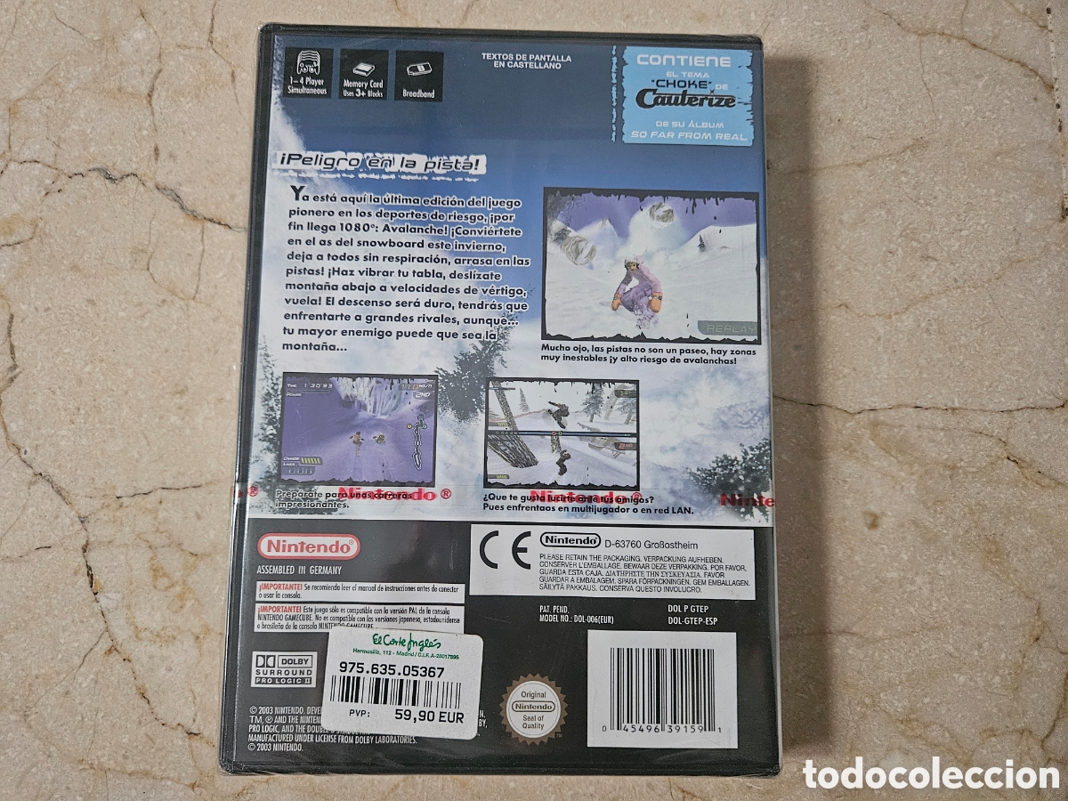 Videojuegos y consolas: Nintendo gamecube 1080 Avalanche nuevo - Foto 2