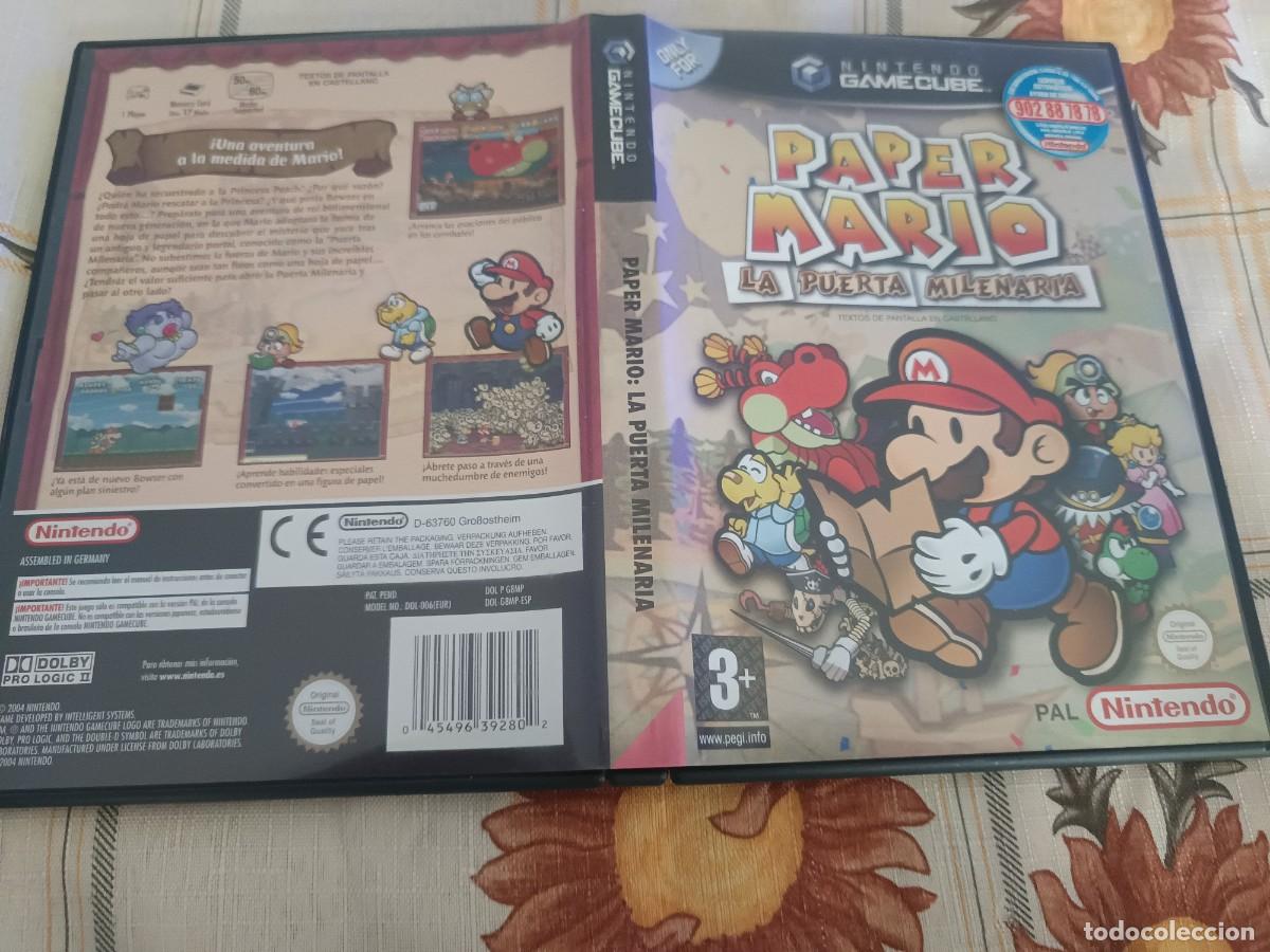 Videojuegos y consolas: Paper Mario la puerta milenaria Gamecube pal esp - Foto 6