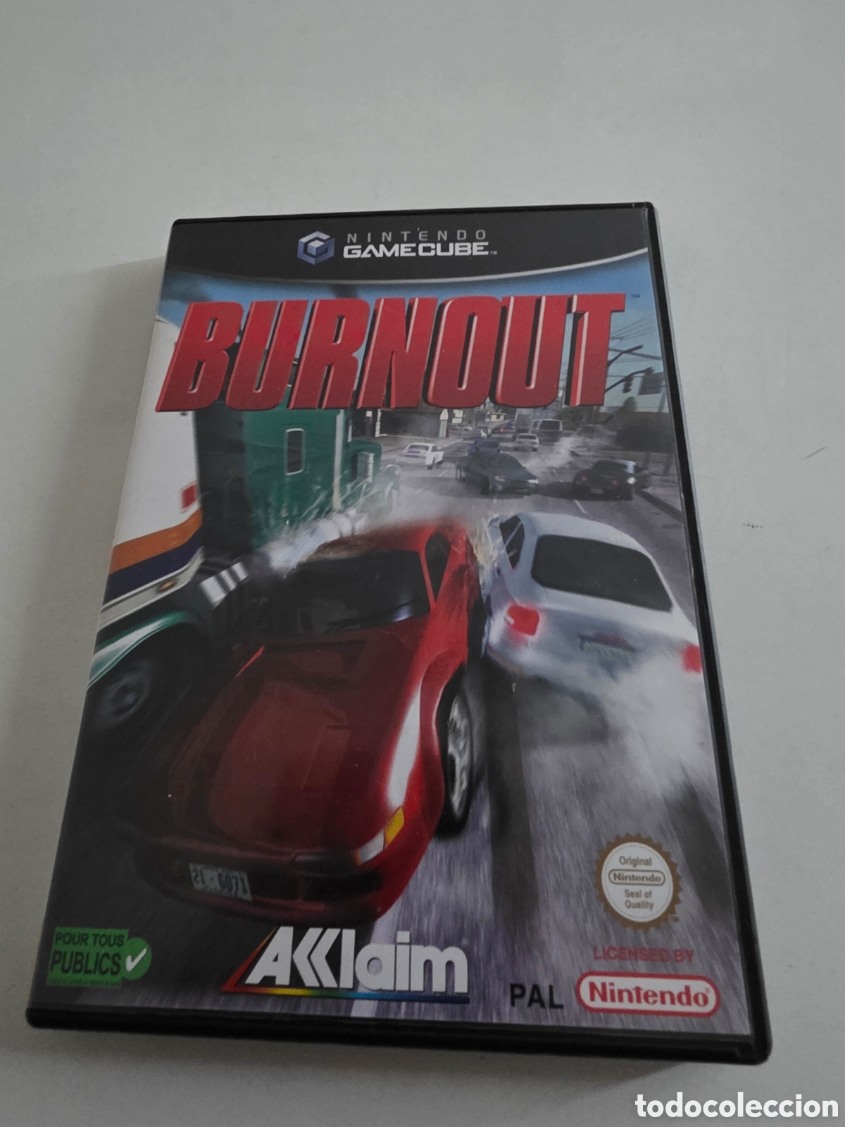 Videojuegos y consolas: Burnout Nintendo GameCube PAL Completo - Foto 2