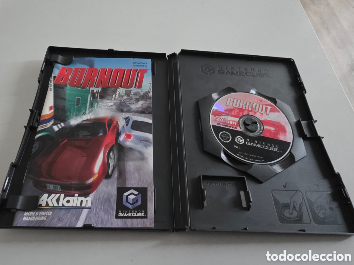 Videojuegos y consolas: Burnout Nintendo GameCube PAL Completo - Foto 5