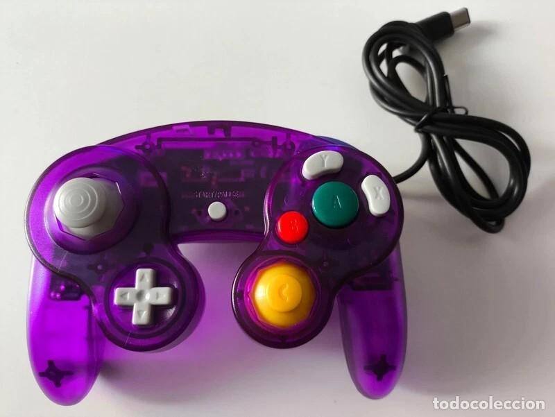 Videojuegos y consolas: Controller Pad mando purple Nintendo Gamecube / Wii nuevo - Foto 1