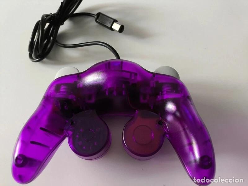 Videojuegos y consolas: Controller Pad mando purple Nintendo Gamecube / Wii nuevo - Foto 2