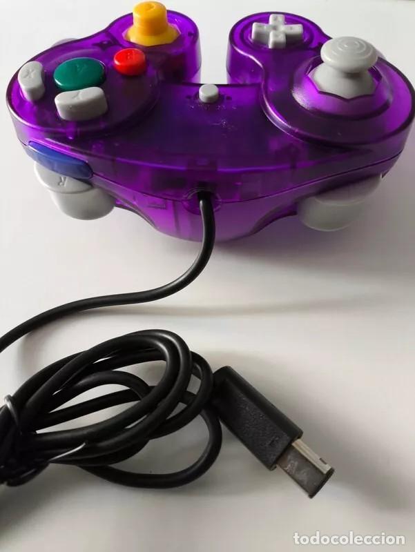 Videojuegos y consolas: Controller Pad mando purple Nintendo Gamecube / Wii nuevo - Foto 3